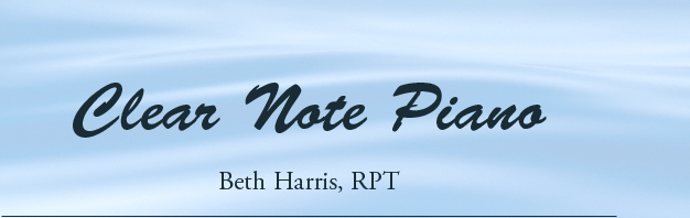 Clear note piano